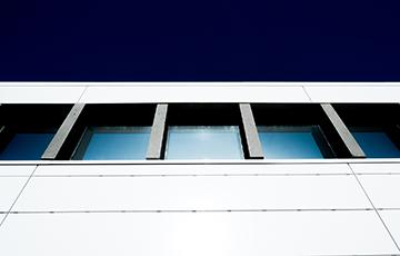 blue sky and building