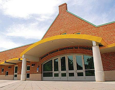 front entrance of University Magnet School