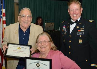 Marilyn M Kraj Sanford Receiving Award